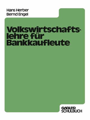 cover image of Volkswirtschaftslehre für Bankkaufleute